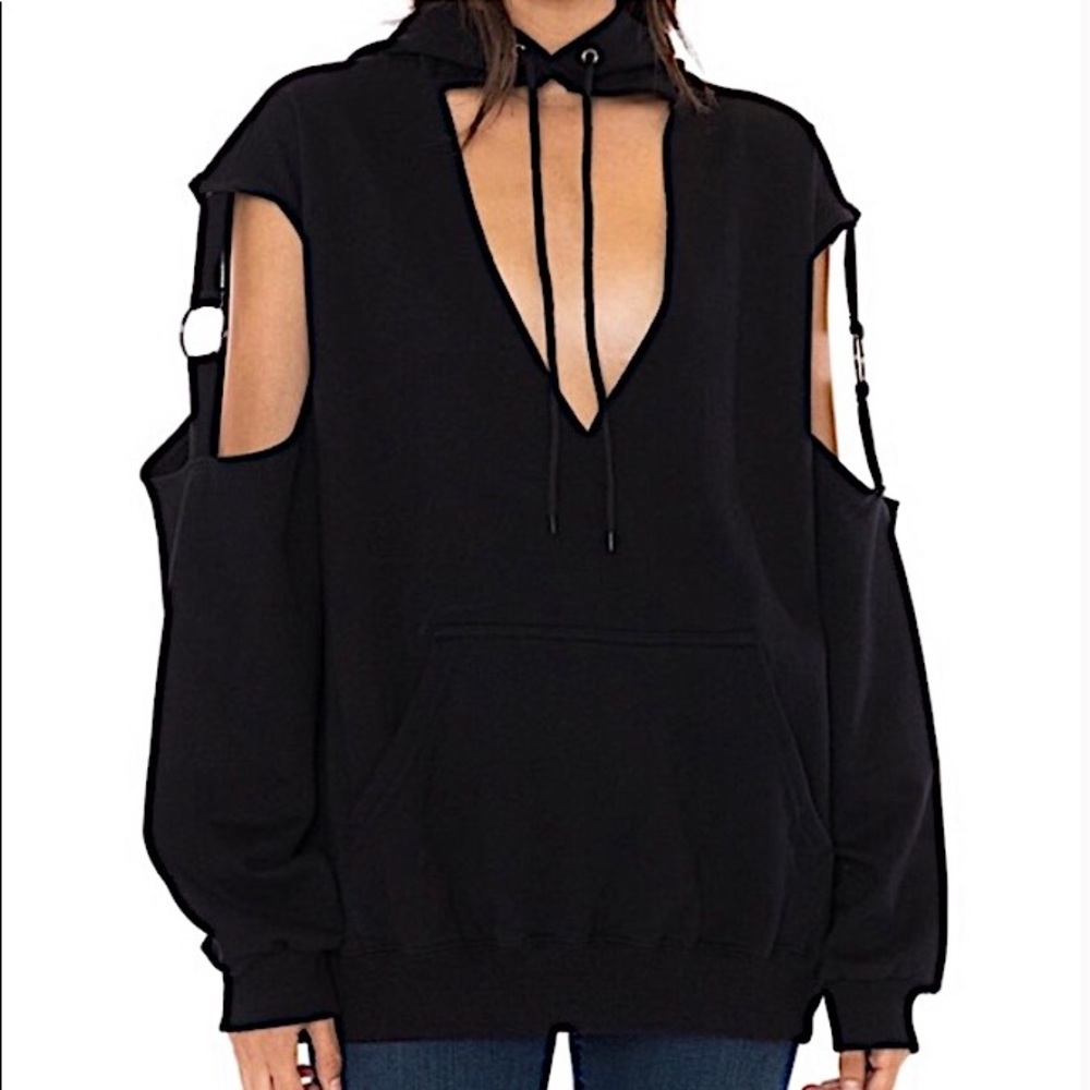 ✨Emma and Sam Cut Out Hooded Sweater✨